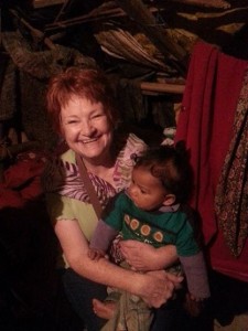 Barb and Indian child