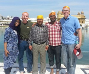 Team at Golden Temple
