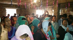 Sirmor village conf in worship