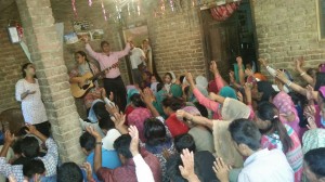 Sirmor village conf worship